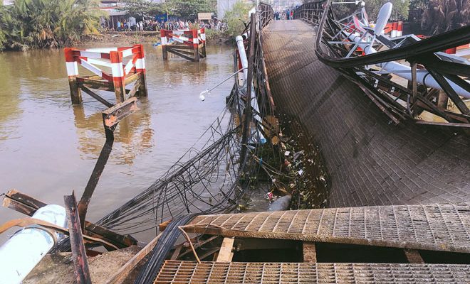 Mơ thấy sập cầu